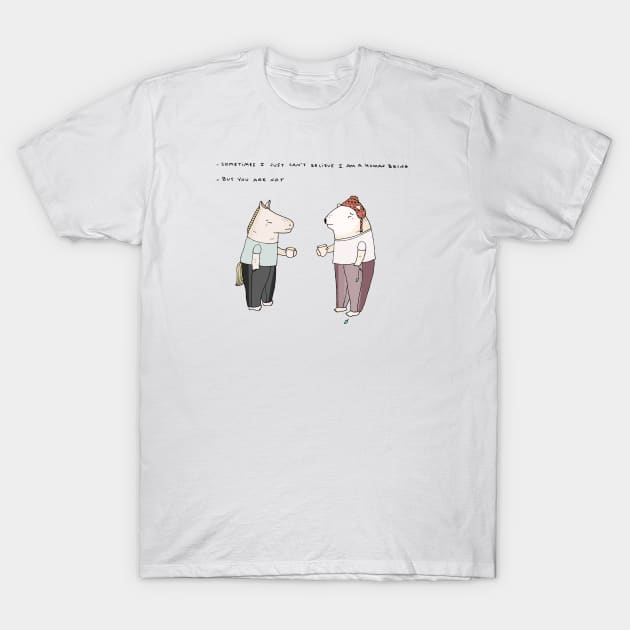 Human Being T-Shirt by meriall